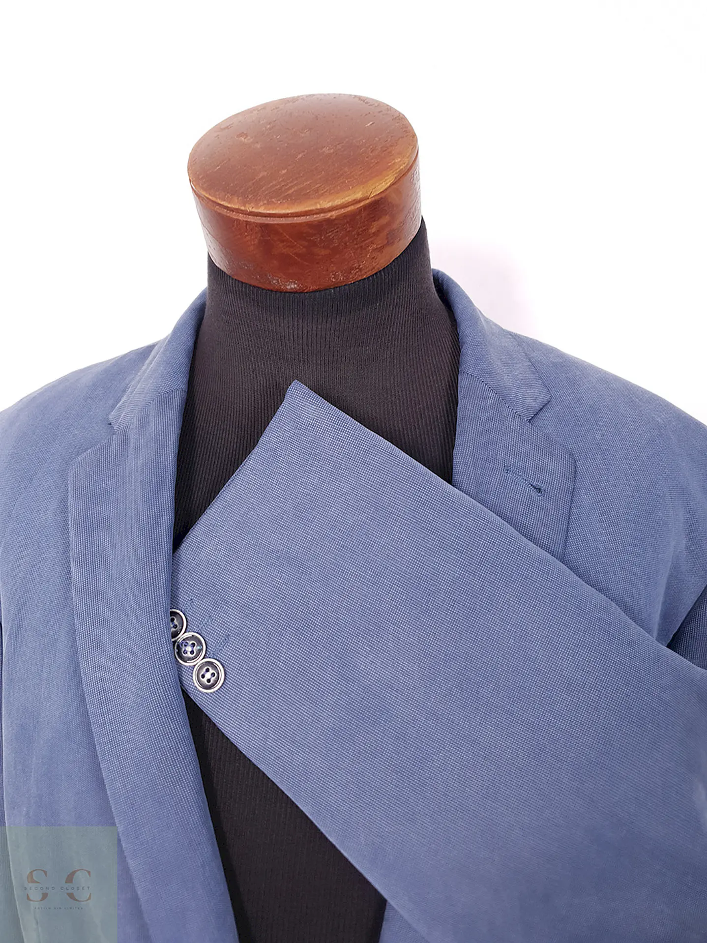 Blazer Roy Robson Azul Celeste Cotele - Talla XXL 6
