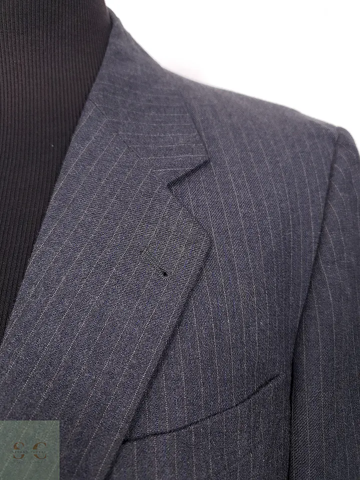Blazer Saint John Comfort Trevira Plomo Rayas - Talla L 5