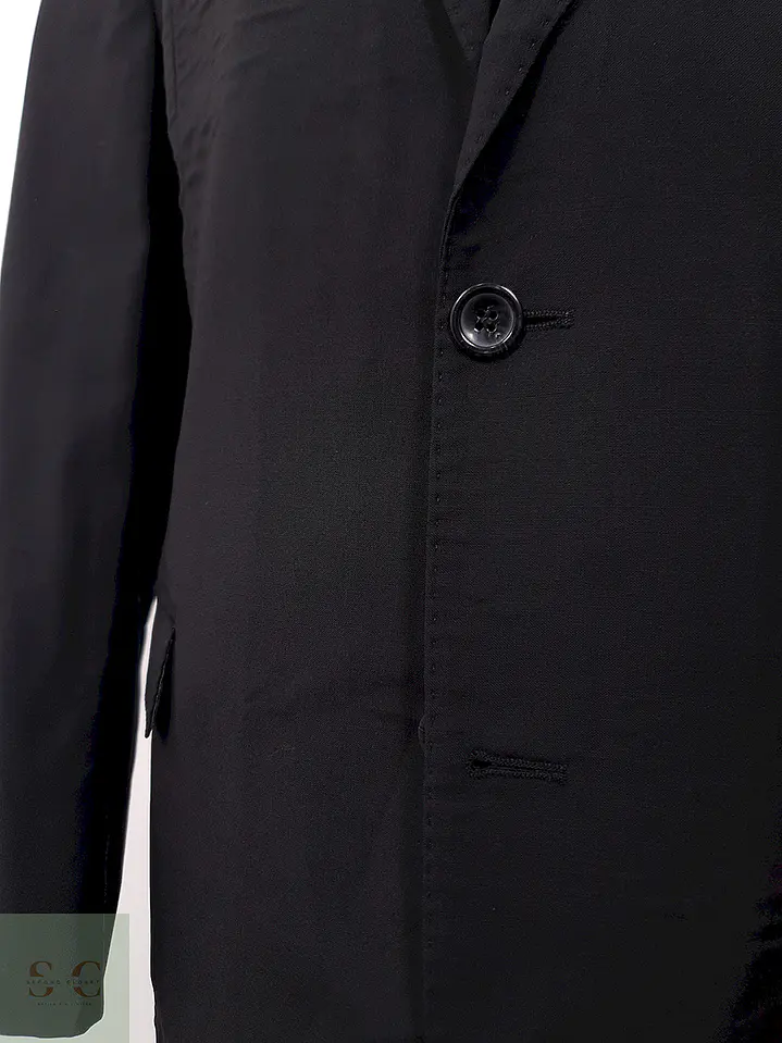 Blazer Giorgio Classic Fit 100% Lana Virgen Super 100 Negro - Talla L 4