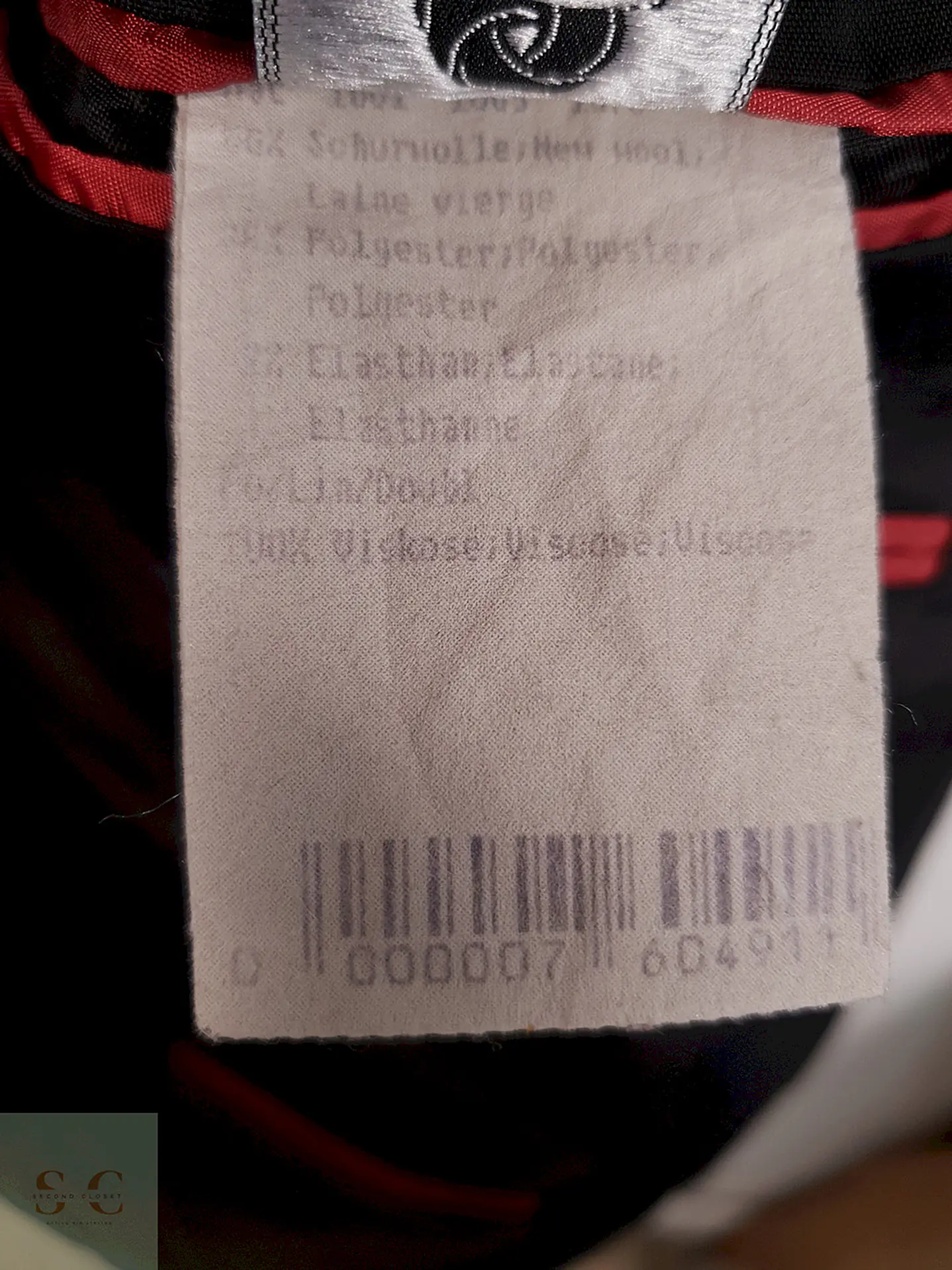 Blazer Stones Negro Lana Virgen Poliéster Elastano - Talla L 8