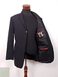 Blazer Stones Negro Lana Virgen Poliéster Elastano - Talla L - Miniatura 9