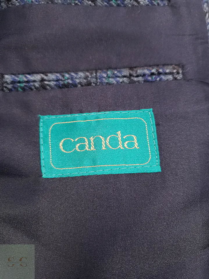 Blazer Canda Lana Virgen Azul - Talla XL 8