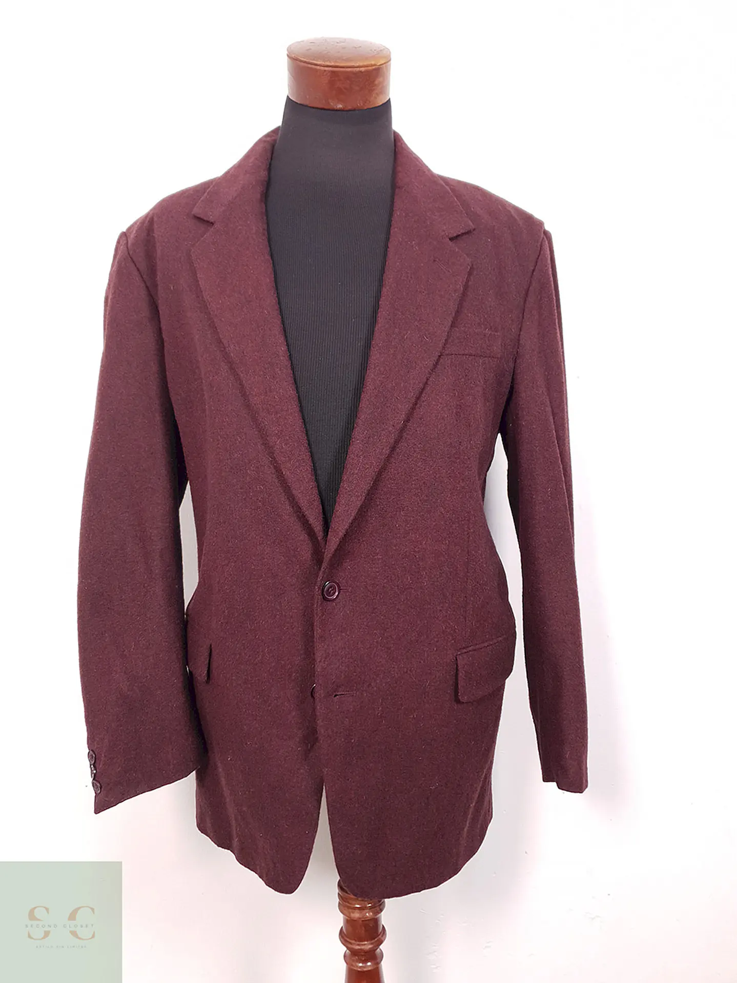 Blazer Henry Morell Burdeos con Puntitos Oscuros - Talla XL 1