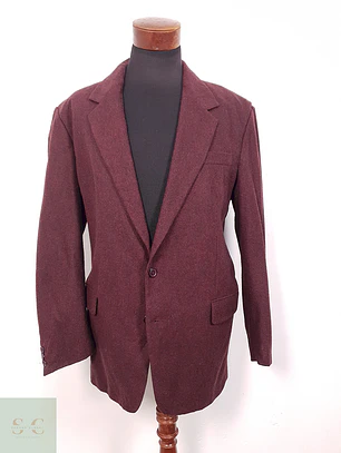 Blazer Henry Morell Burdeos con Puntitos Oscuros - Talla XL