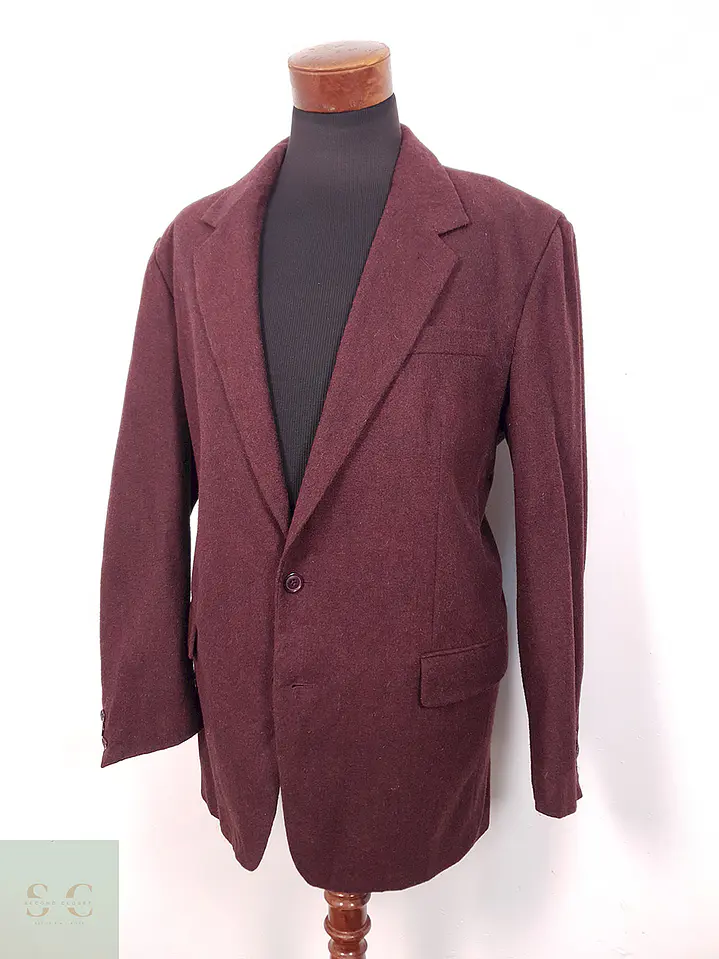 Blazer Henry Morell Burdeos con Puntitos Oscuros - Talla XL 2