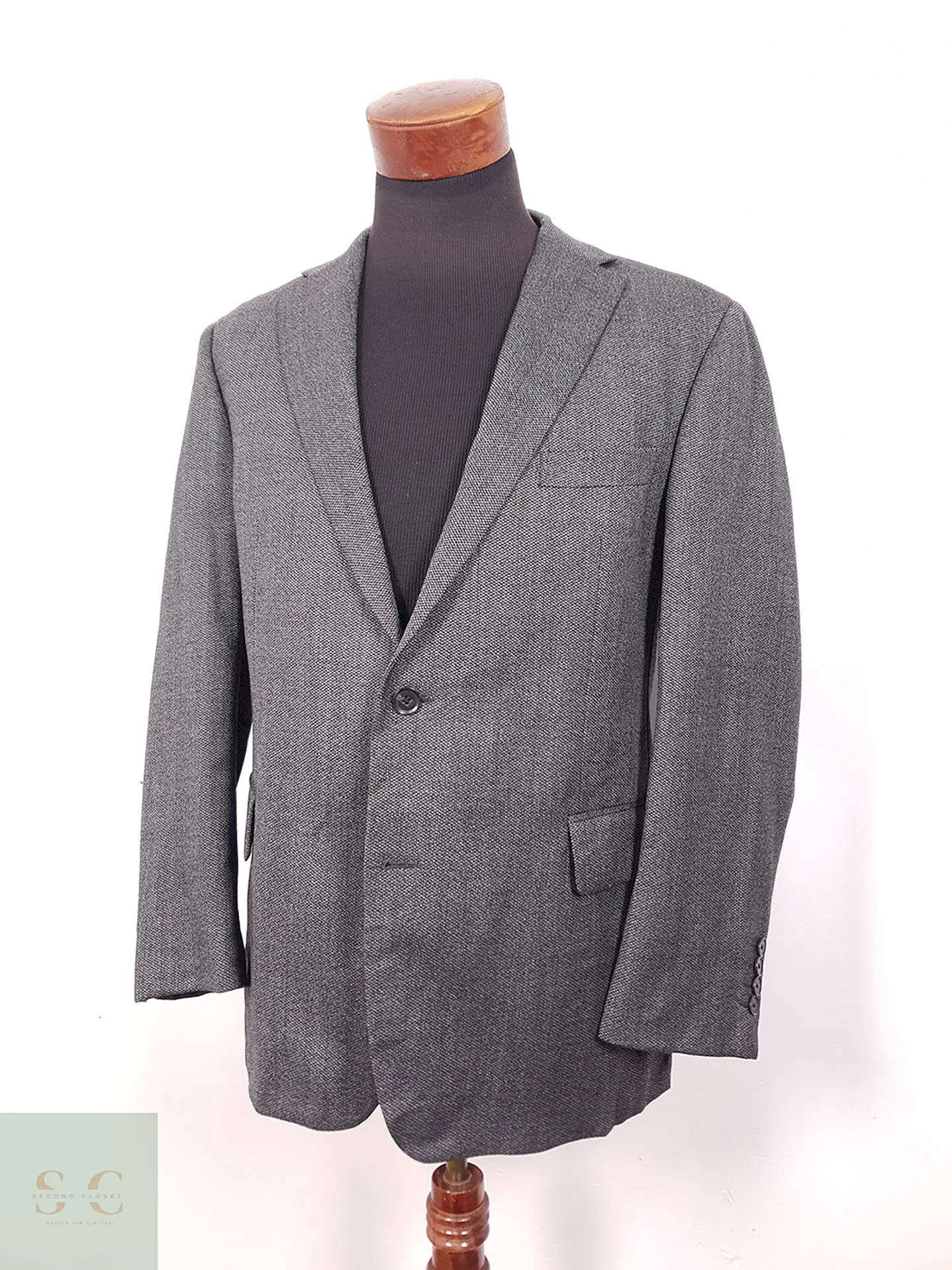 Blazer Odenmark Plomo 100% Lana Virgen - Talla ML 2