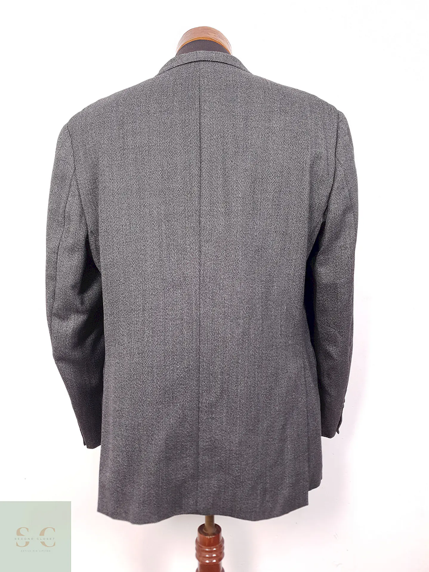 Blazer Odenmark Plomo 100% Lana Virgen - Talla ML 10