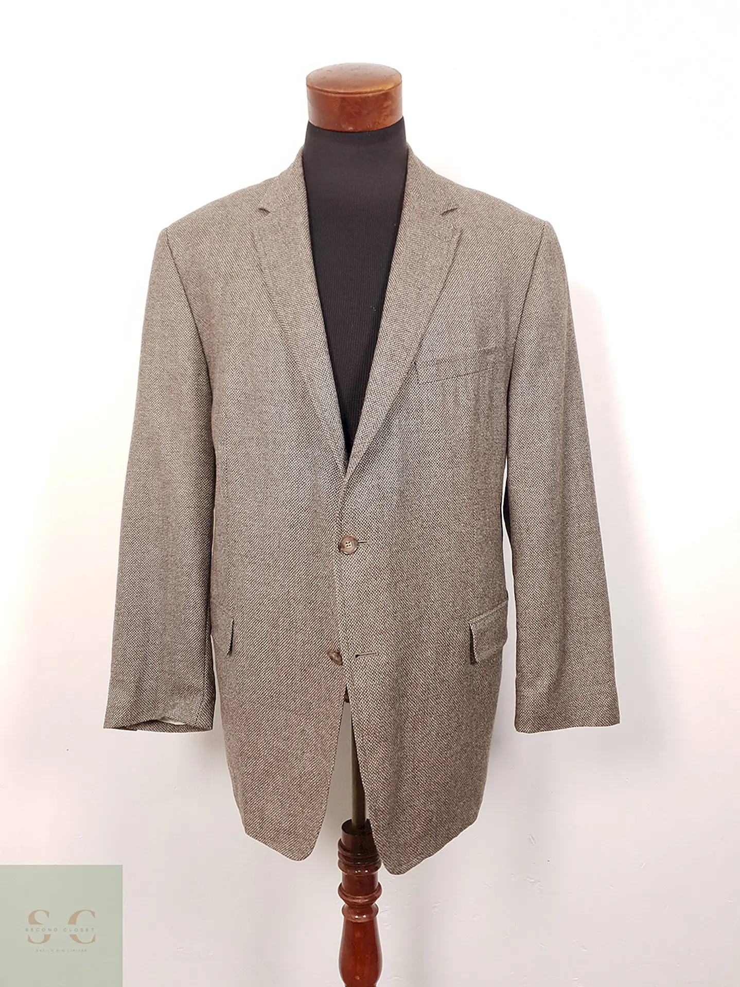 Blazer Atelier Torino Fairway Jacket by Marlane 100% Lana Virgen Café - Talla LXL 2