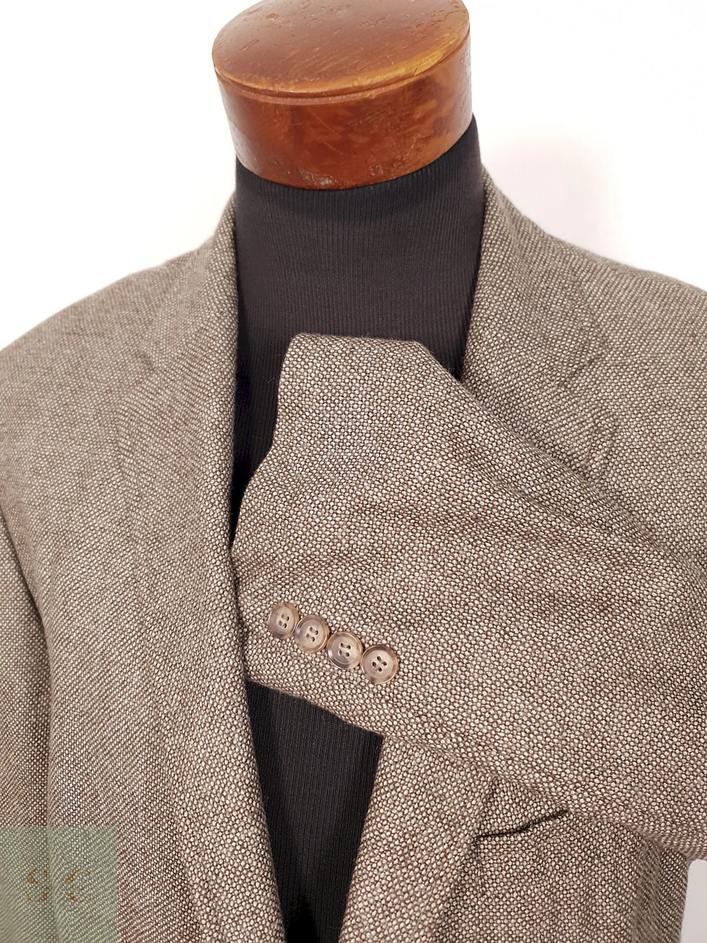 Blazer Atelier Torino Fairway Jacket by Marlane 100% Lana Virgen Café - Talla LXL 6