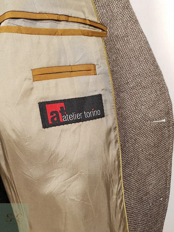 Blazer Atelier Torino Fairway Jacket by Marlane 100% Lana Virgen Café - Talla LXL 8