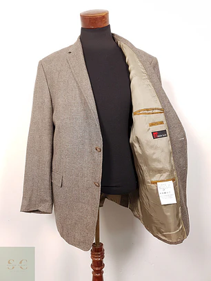 Blazer Atelier Torino Fairway Jacket by Marlane 100% Lana Virgen Café - Talla LXL