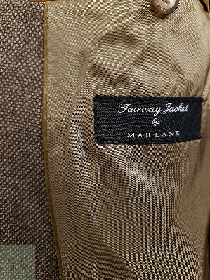 Blazer Atelier Torino Fairway Jacket by Marlane 100% Lana Virgen Café - Talla LXL 9