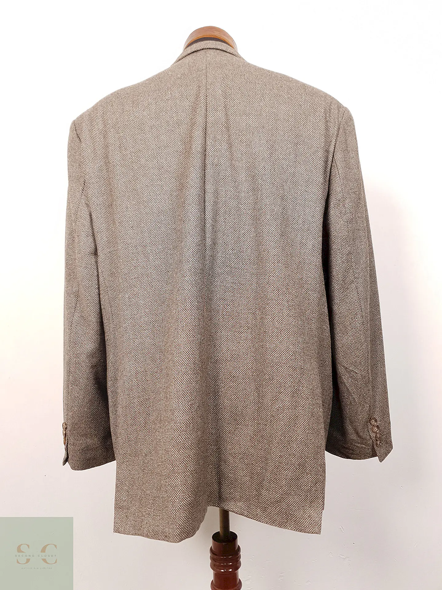 Blazer Atelier Torino Fairway Jacket by Marlane 100% Lana Virgen Café - Talla LXL 10