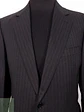 Blazer Canali Negro Raya Diplomática Lana Sastrería Italiana Talla L - Miniatura 4