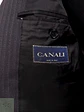 Blazer Canali Negro Raya Diplomática Lana Sastrería Italiana Talla L - Miniatura 10