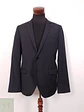 Blazer Sprit Negro Rayas Sutiles Mezcla Lana Virgen - Talla M - Miniatura 1