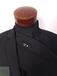 Blazer Sprit Negro Rayas Sutiles Mezcla Lana Virgen - Talla M - Miniatura 5
