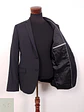 Blazer Sprit Negro Rayas Sutiles Mezcla Lana Virgen - Talla M - Miniatura 6