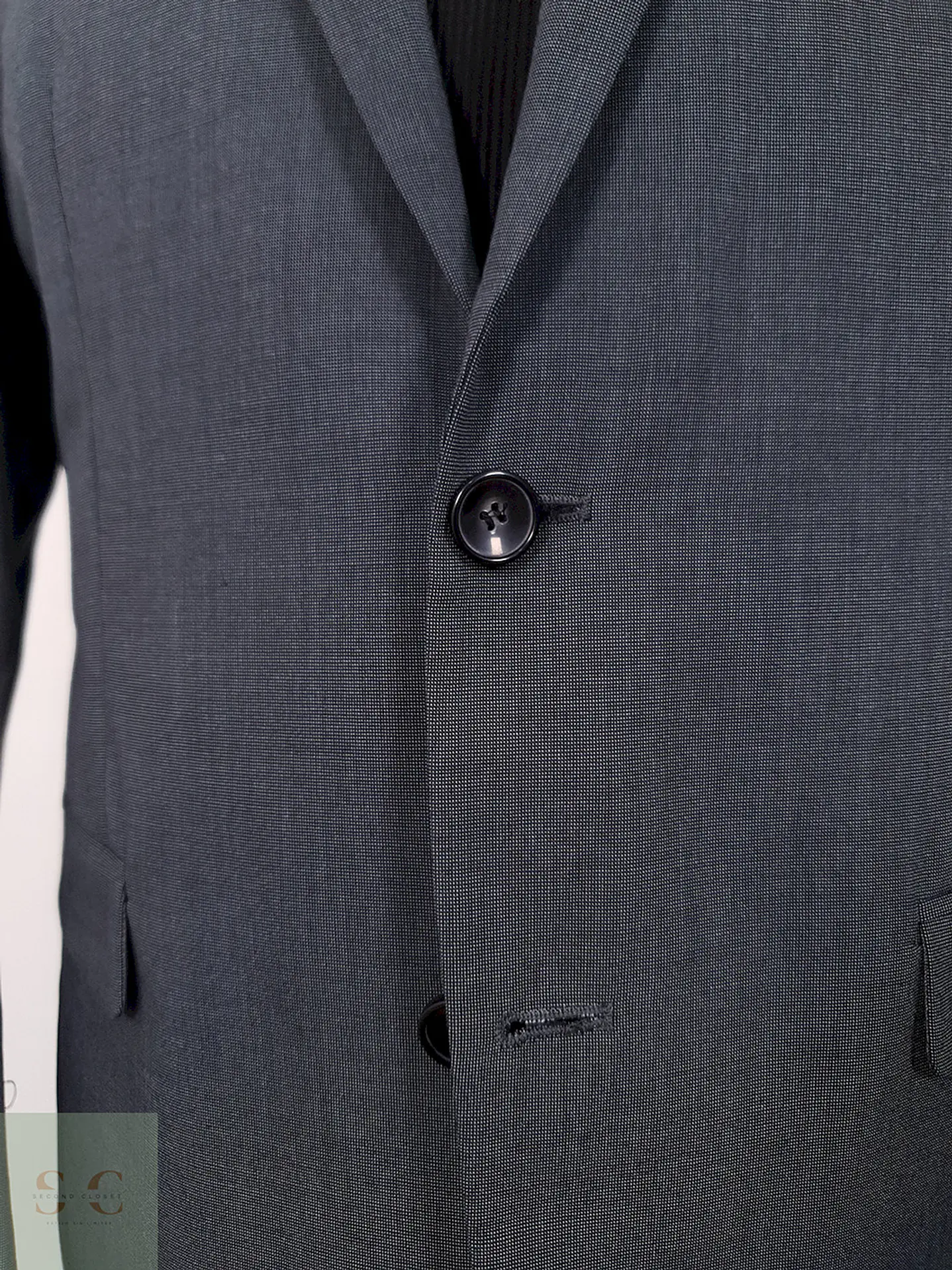 Blazer Angelo Litrico Slim Fit Plomo Azulado - Talla SM 4