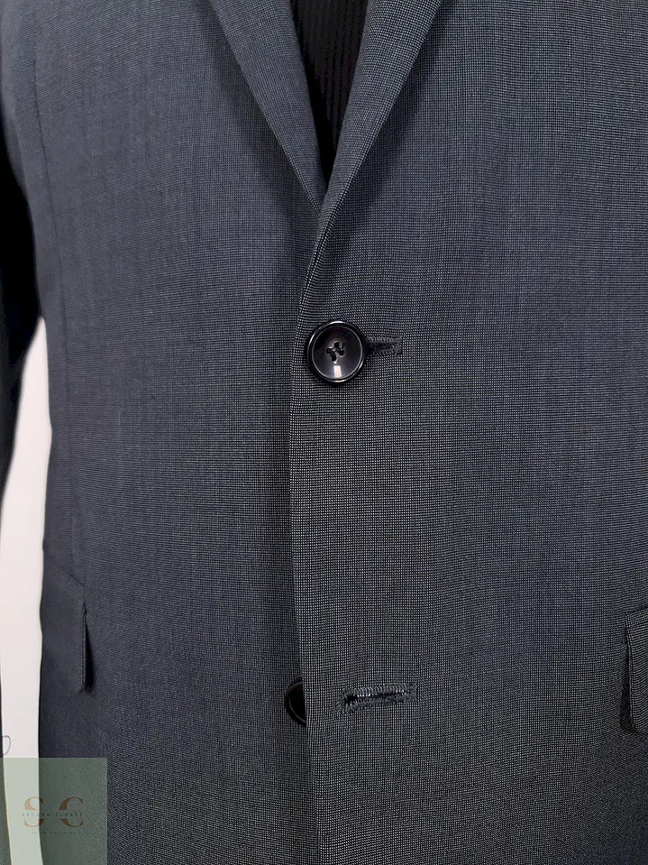 Blazer Angelo Litrico Slim Fit Plomo Azulado - Talla SM 4