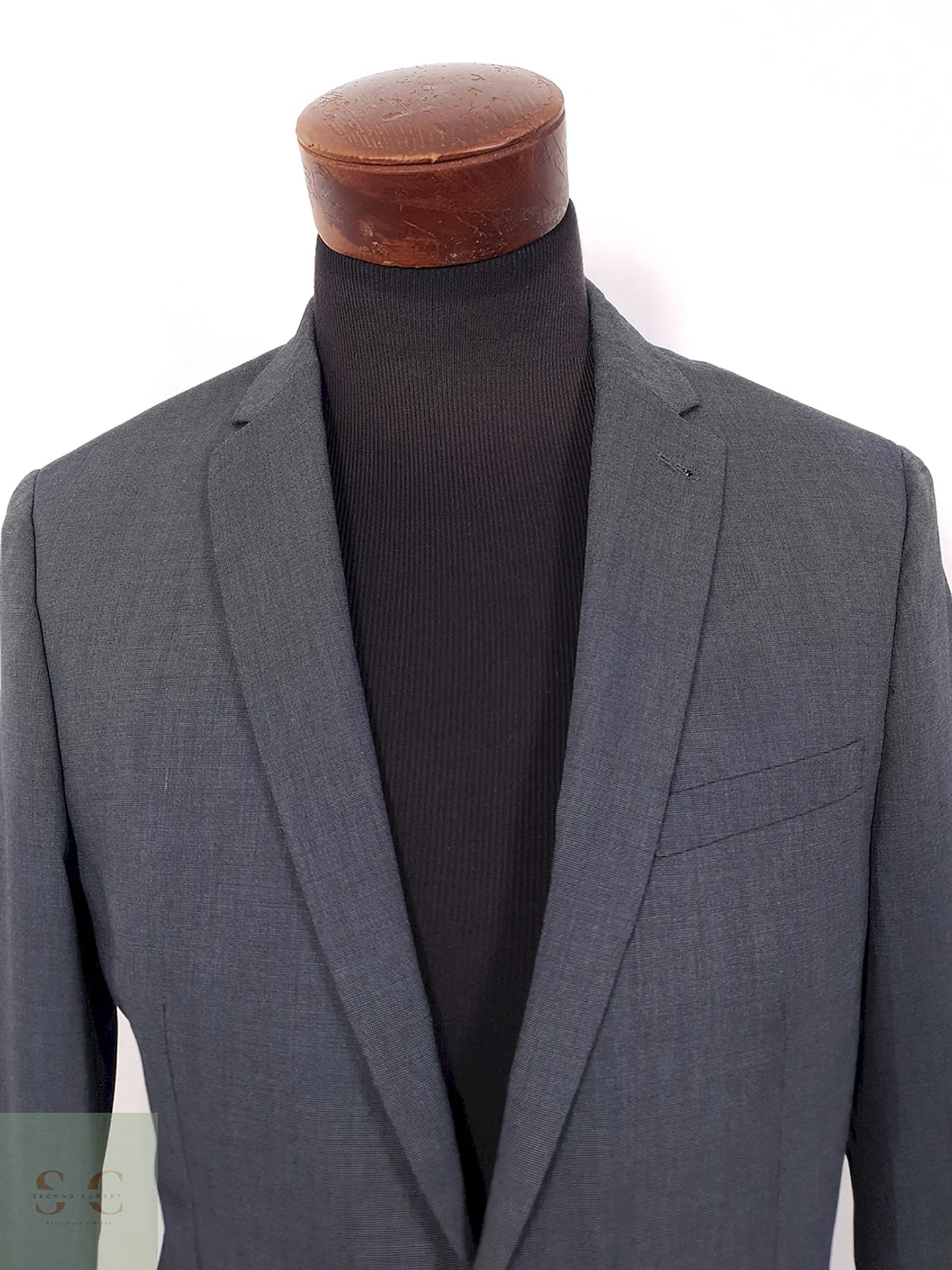 Blazer Angelo Litrico Slim Fit Plomo Azulado - Talla SM 5