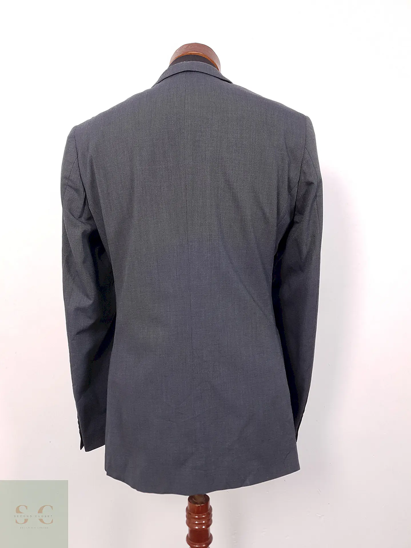 Blazer Angelo Litrico Slim Fit Plomo Azulado - Talla SM 10