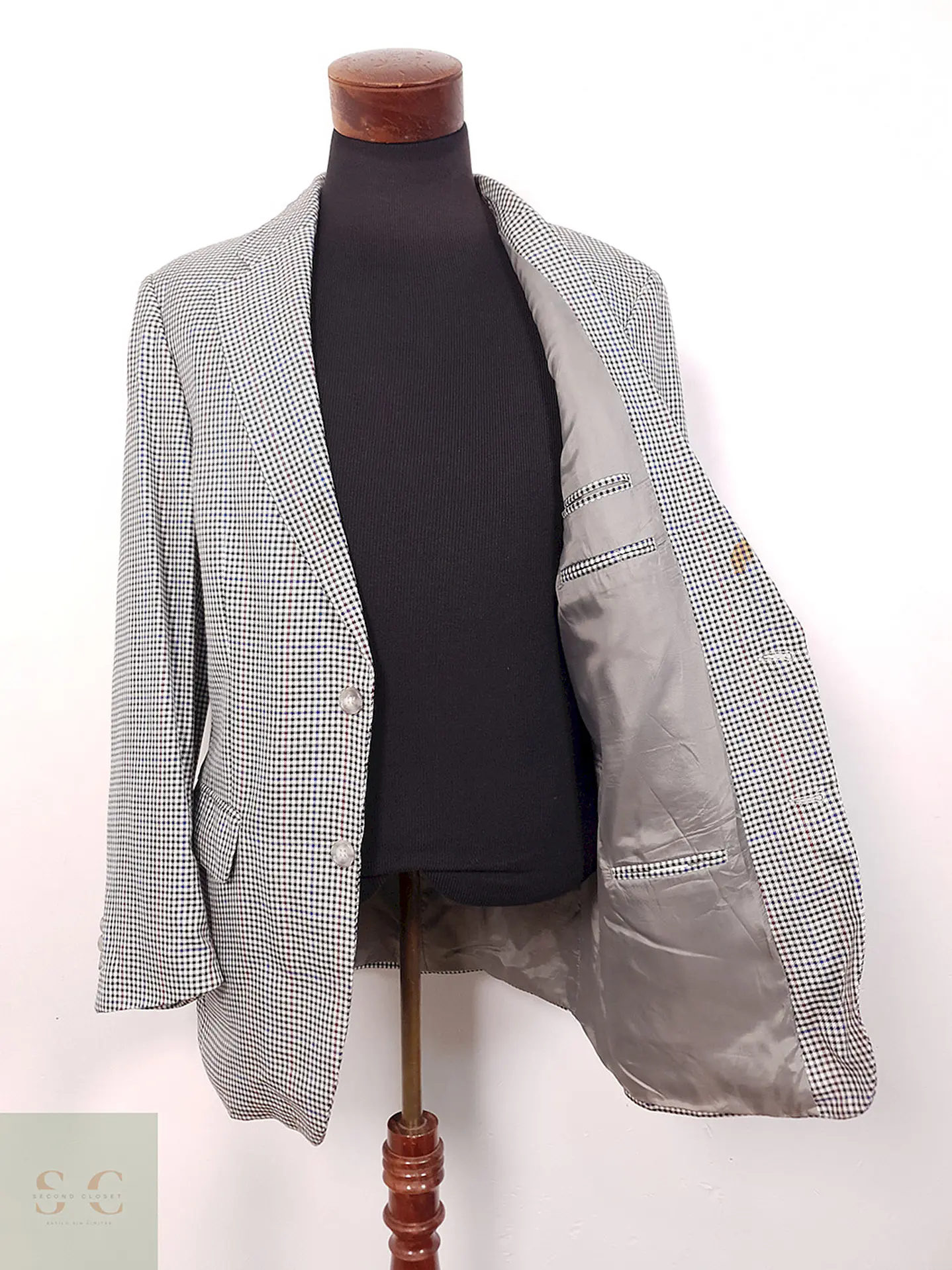 Blazer Becon Non Plus Ultra Lana Virgen Viscosa Seda - Talla M 11