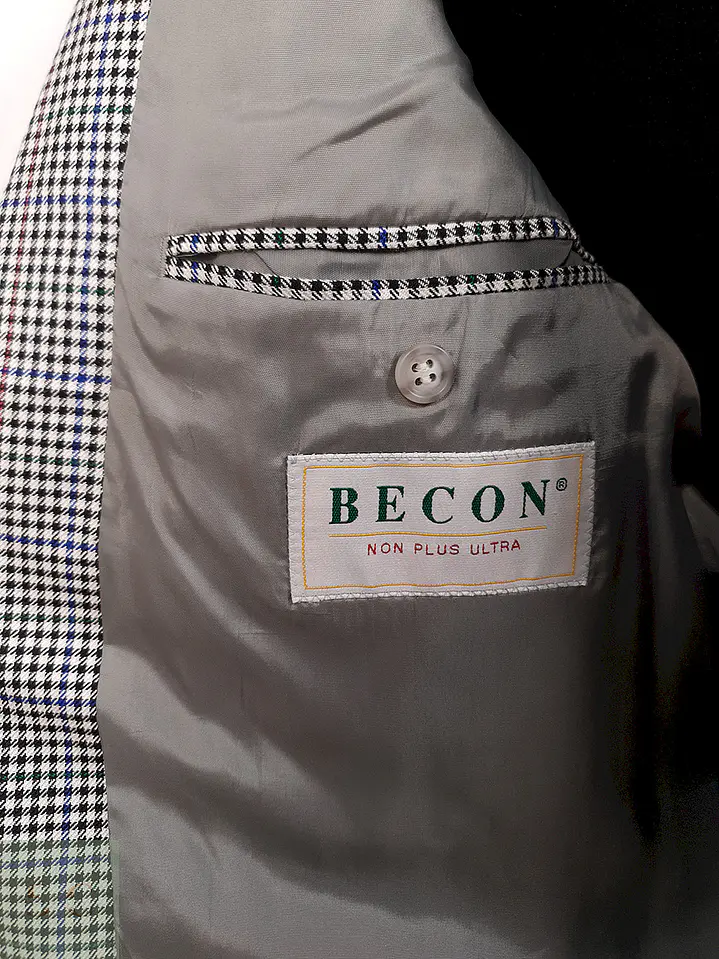 Blazer Becon Non Plus Ultra Lana Virgen Viscosa Seda - Talla M 8