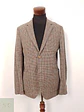 Blazer Bertoni Café Burdeos Azul 70% Lana con Coderas - Talla M - Miniatura 2
