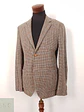 Blazer Bertoni Café Burdeos Azul 70% Lana con Coderas - Talla M - Miniatura 3