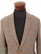 Blazer Bertoni Café Burdeos Azul 70% Lana con Coderas - Talla M - Miniatura 5