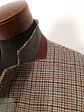 Blazer Bertoni Café Burdeos Azul 70% Lana con Coderas - Talla M - Miniatura 6