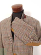 Blazer Bertoni Café Burdeos Azul 70% Lana con Coderas - Talla M - Miniatura 7