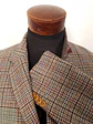 Blazer Bertoni Café Burdeos Azul 70% Lana con Coderas - Talla M - Miniatura 8