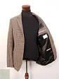 Blazer Bertoni Café Burdeos Azul 70% Lana con Coderas - Talla M - Miniatura 1