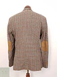 Blazer Bertoni Café Burdeos Azul 70% Lana con Coderas - Talla M - Miniatura 12