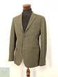 Blazer Hym Verde Símil Tweed 70% Lana con Coderas - Talla S - Miniatura 2