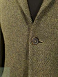 Blazer Hym Verde Símil Tweed 70% Lana con Coderas - Talla S - Miniatura 3