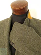 Blazer Hym Verde Símil Tweed 70% Lana con Coderas - Talla S - Miniatura 5