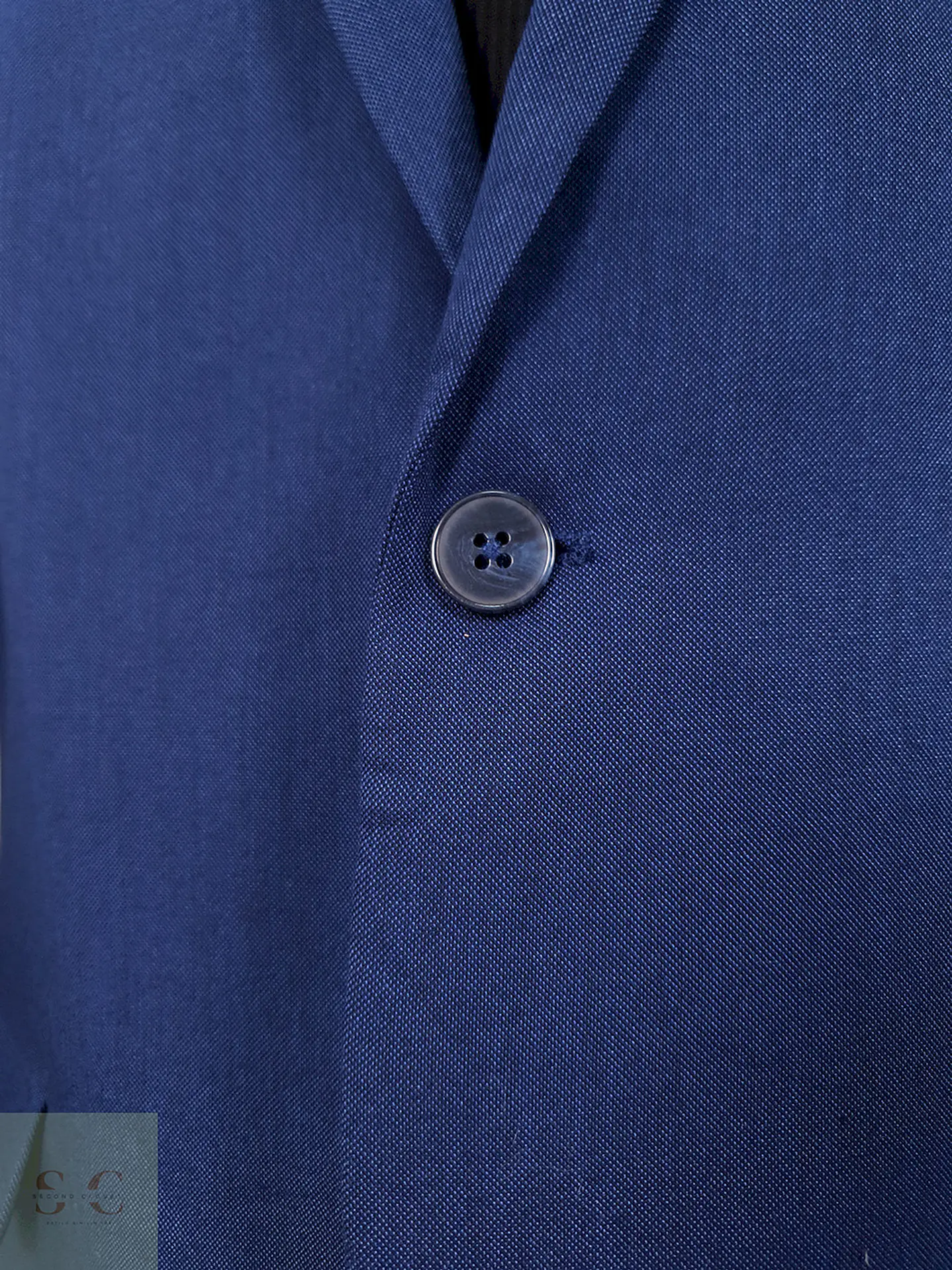 Blazer Canda Azul Regular Fit Mezcla Sintético - Talla LXL 3