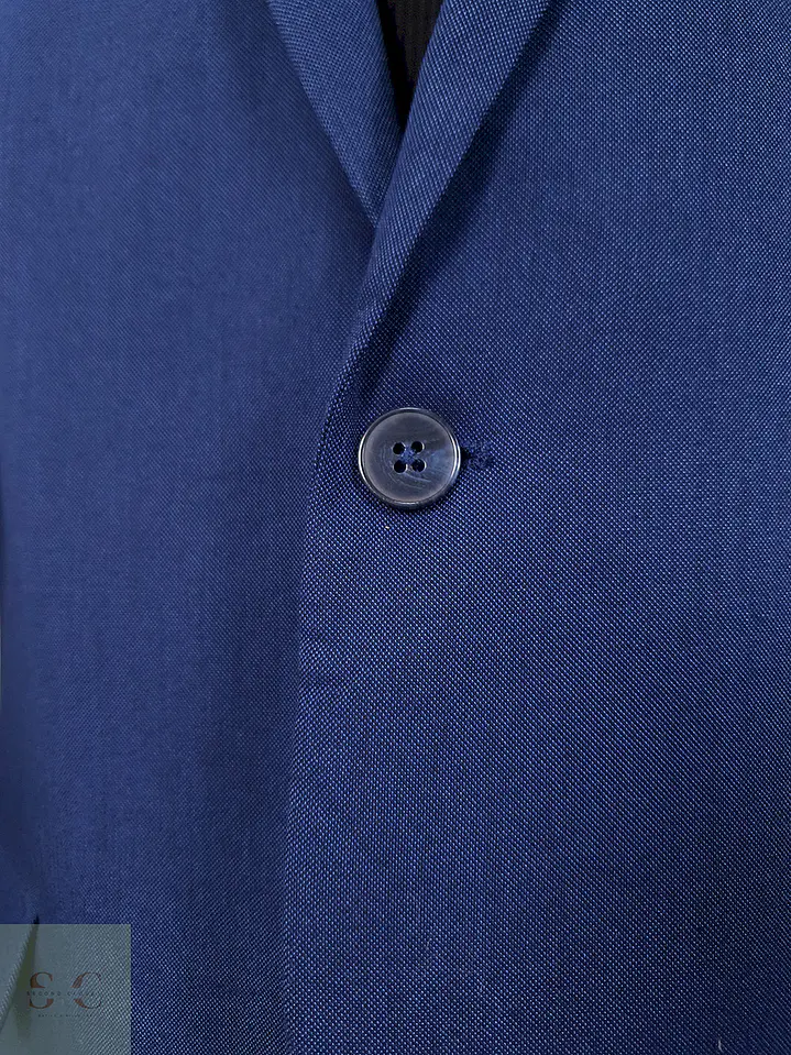 Blazer Canda Azul Regular Fit Mezcla Sintético - Talla LXL 3