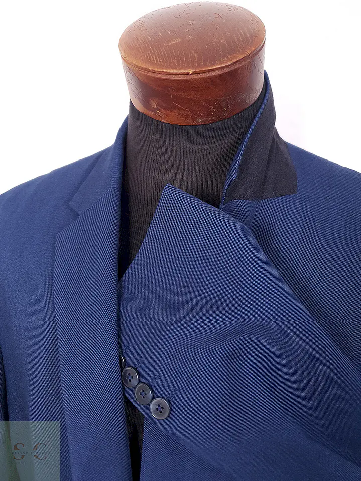 Blazer Canda Azul Regular Fit Mezcla Sintético - Talla LXL 5