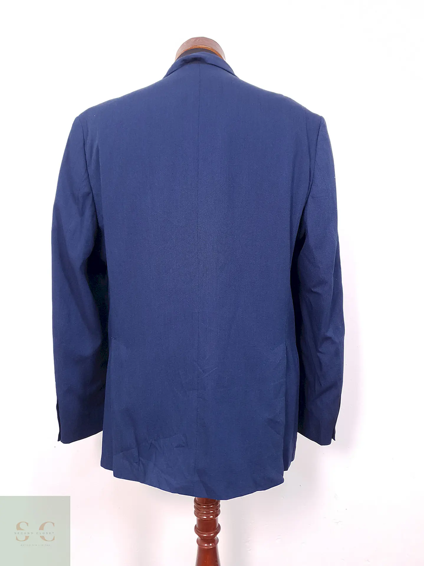 Blazer Canda Azul Regular Fit Mezcla Sintético - Talla LXL 10