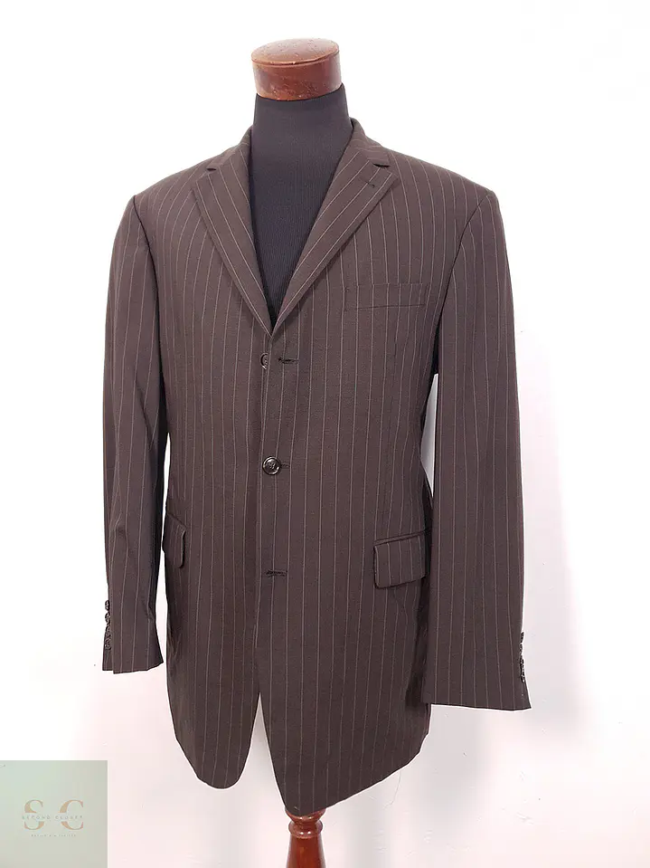 Blazer Benvenuto Mix Café Rayas Naranja - Talla XL 2