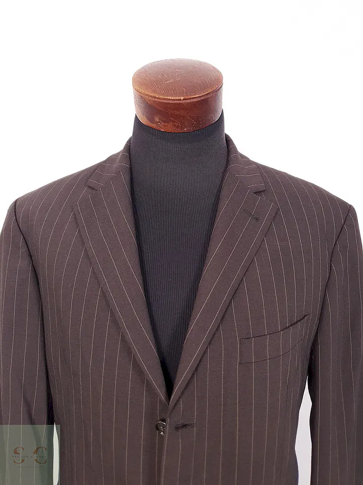 Blazer Benvenuto Mix Café Rayas Naranja - Talla XL 5