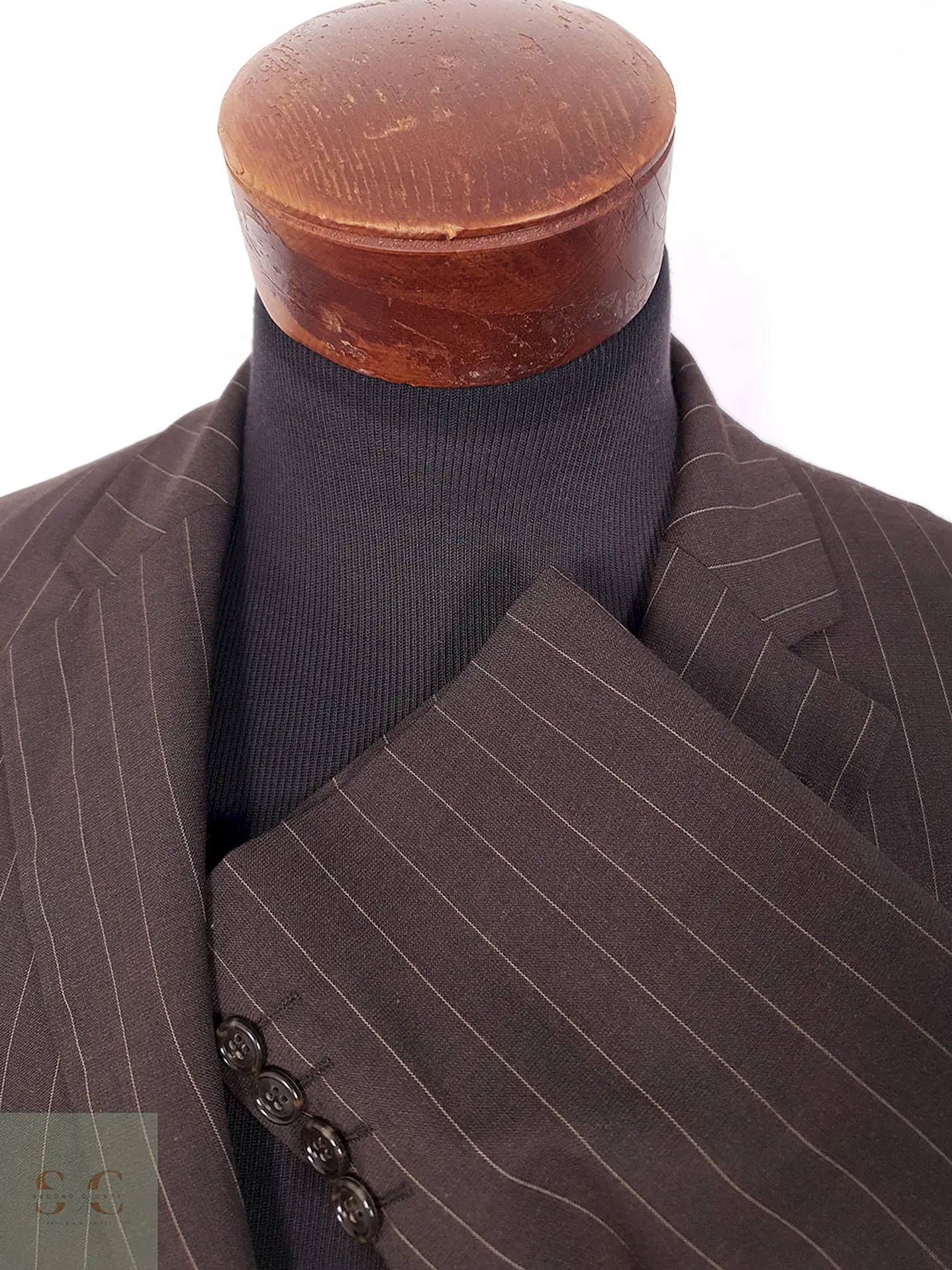 Blazer Benvenuto Mix Café Rayas Naranja - Talla XL 6