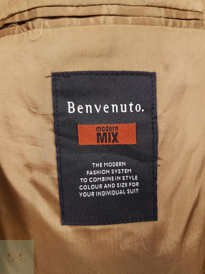 Blazer Benvenuto Mix Café Rayas Naranja - Talla XL 7