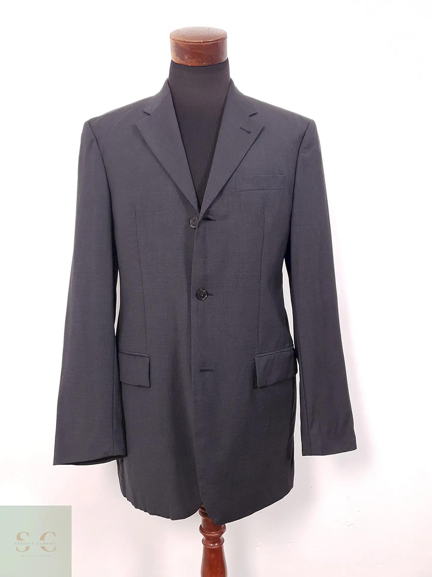 Blazer Joop Plomo Oscuro 100% Lana Virgen - Talla ML 1