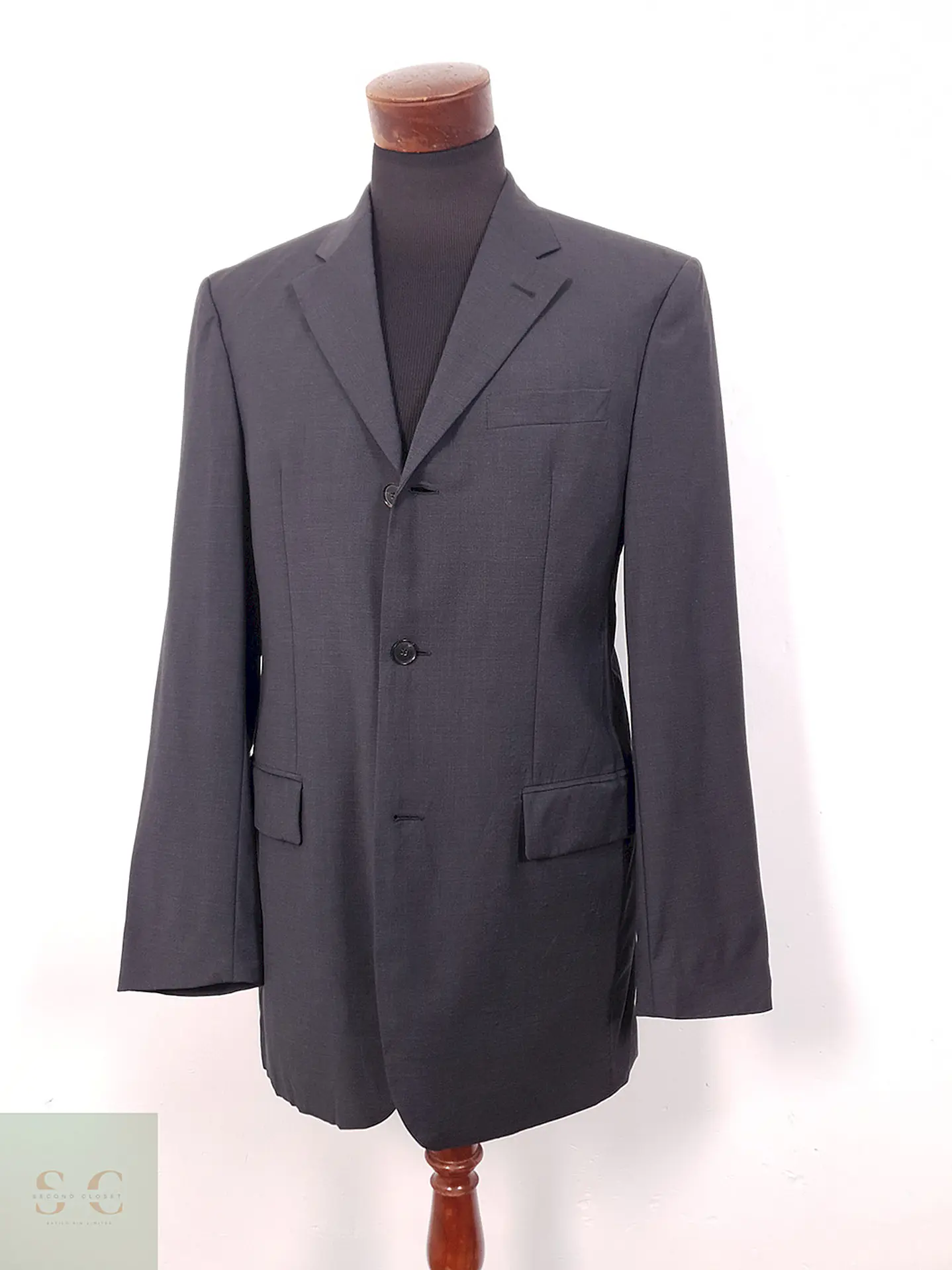 Blazer Joop Plomo Oscuro 100% Lana Virgen - Talla ML 2
