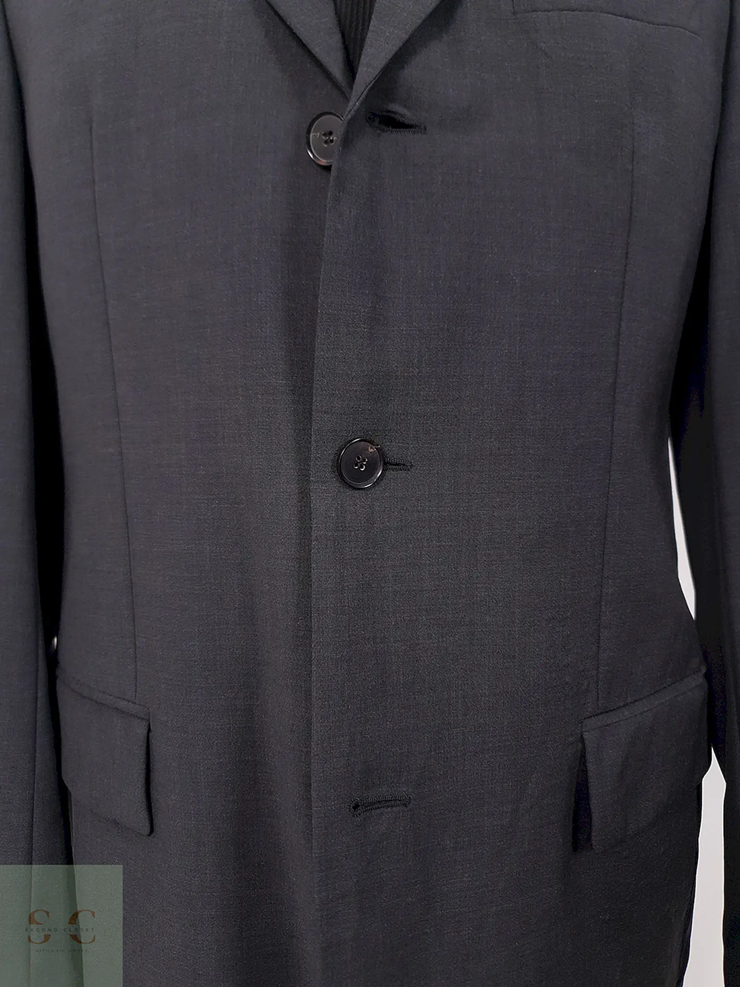 Blazer Joop Plomo Oscuro 100% Lana Virgen - Talla ML 4